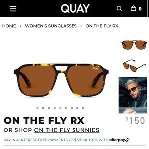 QUAY ON THE FLY SUNNIES: SHINY YELLOW/TORTOISE